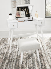 Load image into Gallery viewer, Thadamere Vanity with Stool