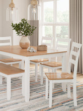 Load image into Gallery viewer, Gesthaven Dining Table with 4 Chairs and Bench (Set of 6)