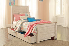 Load image into Gallery viewer, Willowton Bed with 2 Storage Drawers