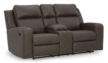 Load image into Gallery viewer, Lavenhorne Reclining Loveseat with Console