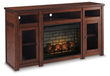 Load image into Gallery viewer, Harpan 72&quot; TV Stand with Electric Fireplace image