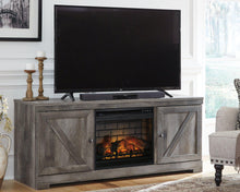 Load image into Gallery viewer, Wynnlow 63&quot; TV Stand with Electric Fireplace