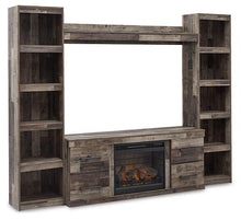 Load image into Gallery viewer, Derekson 4-Piece Entertainment Center with Electric Fireplace