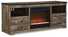 Load image into Gallery viewer, Trinell 63&quot; TV Stand with Electric Fireplace image