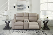 Load image into Gallery viewer, Lavenhorne Reclining Loveseat with Console