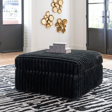 Load image into Gallery viewer, Midnight-Madness Oversized Accent Ottoman