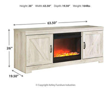 Load image into Gallery viewer, Bellaby 63&quot; TV Stand with Fireplace