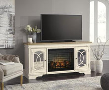 Load image into Gallery viewer, Realyn 74&quot; TV Stand with Electric Fireplace