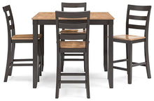 Load image into Gallery viewer, Gesthaven Counter Height Dining Table and 4 Barstools (Set of 5)