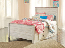 Load image into Gallery viewer, Willowton Bed with 2 Storage Drawers