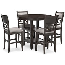 Load image into Gallery viewer, Langwest Counter Height Dining Table and 4 Barstools (Set of 5)