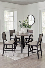 Load image into Gallery viewer, Corloda Counter Height Dining Table and 4 Barstools (Set of 5)