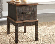 Load image into Gallery viewer, Stanah Chairside End Table with USB Ports &amp; Outlets