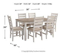 Load image into Gallery viewer, Skempton Dining Table and Chairs (Set of 7)