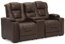 Load image into Gallery viewer, Owner&#39;s Box Power Reclining Loveseat with Console