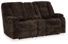 Load image into Gallery viewer, Soundwave Reclining Loveseat with Console