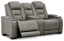 Load image into Gallery viewer, The Man-Den Power Reclining Loveseat with Console