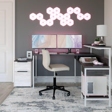 Load image into Gallery viewer, Dorrinson Home Office L-Desk with Storage