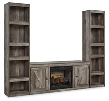 Load image into Gallery viewer, Wynnlow 3-Piece Entertainment Center with Electric Fireplace