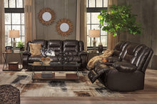 Load image into Gallery viewer, Vacherie Reclining Loveseat with Console