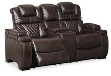 Load image into Gallery viewer, Warnerton Power Reclining Loveseat with Console