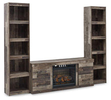 Load image into Gallery viewer, Derekson 3-Piece Entertainment Center with Electric Fireplace