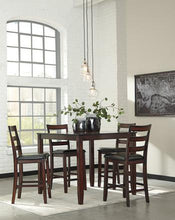 Load image into Gallery viewer, Coviar Counter Height Dining Table and Bar Stools (Set of 5)