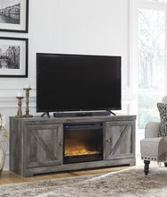 Load image into Gallery viewer, Wynnlow 63&quot; TV Stand with Electric Fireplace