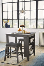 Load image into Gallery viewer, Caitbrook Counter Height Dining Table and Bar Stools (Set of 3)