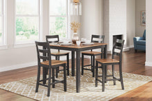 Load image into Gallery viewer, Gesthaven Counter Height Dining Table and 4 Barstools (Set of 5)