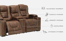 Load image into Gallery viewer, Owner&#39;s Box Power Reclining Loveseat with Console