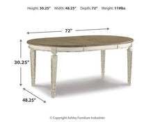 Load image into Gallery viewer, Realyn Dining Extension Table