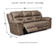 Load image into Gallery viewer, Stoneland Reclining Sofa