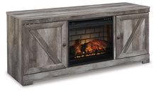 Load image into Gallery viewer, Wynnlow 63&quot; TV Stand with Electric Fireplace image