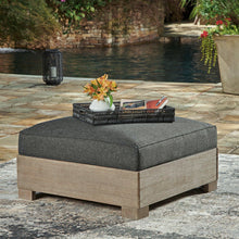 Load image into Gallery viewer, Citrine Park Outdoor Ottoman with Cushion