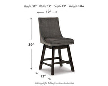 Load image into Gallery viewer, Tallenger Counter Height Bar Stool