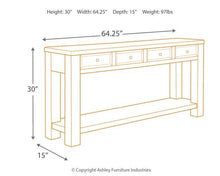 Load image into Gallery viewer, Gavelston Sofa/Console Table