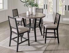 Load image into Gallery viewer, Corloda Counter Height Dining Table and 4 Barstools (Set of 5)