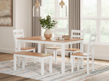 Load image into Gallery viewer, Gesthaven Dining Table with 4 Chairs and Bench (Set of 6)