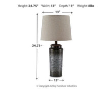 Load image into Gallery viewer, Norbert Table Lamp (Set of 2)