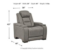 Load image into Gallery viewer, The Man-Den Power Recliner