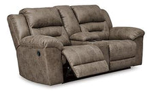 Load image into Gallery viewer, Stoneland Reclining Loveseat with Console