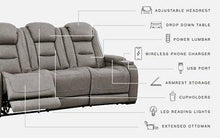 Load image into Gallery viewer, The Man-Den Power Reclining Sofa