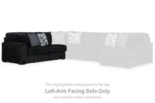 Load image into Gallery viewer, Midnight-Madness Sectional Sofa with Chaise