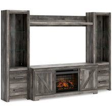 Load image into Gallery viewer, Wynnlow 4-Piece Entertainment Center with Electric Fireplace image