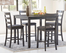 Load image into Gallery viewer, Bridson Counter Height Dining Table and Bar Stools (Set of 5)