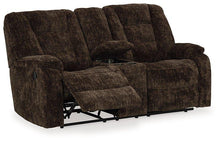 Load image into Gallery viewer, Soundwave Reclining Loveseat with Console