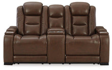 Load image into Gallery viewer, The Man-Den Power Reclining Loveseat with Console