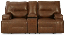 Load image into Gallery viewer, Francesca Power Reclining Loveseat with Console image