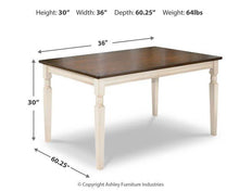 Load image into Gallery viewer, Whitesburg Dining Table